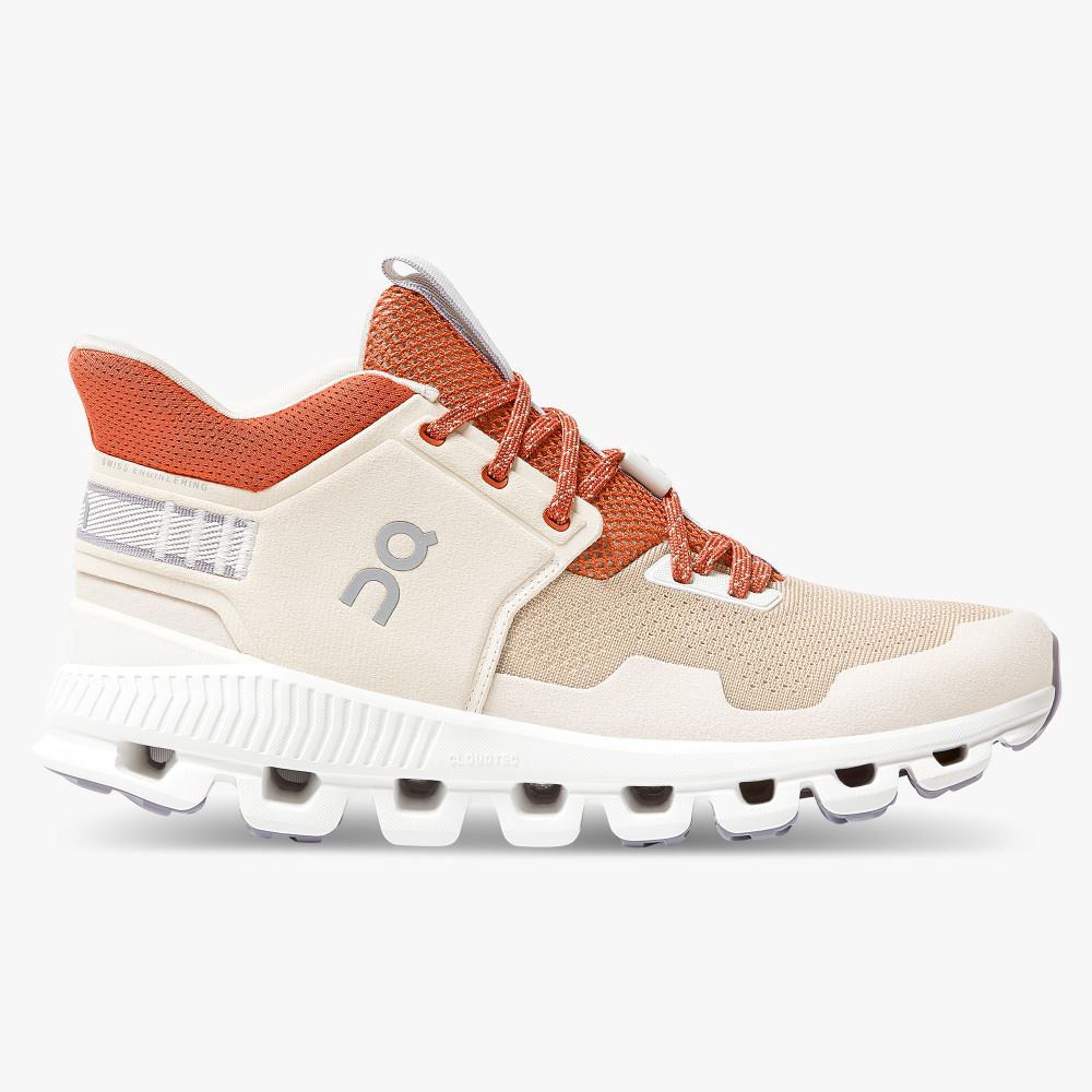On Running Cloud Hi Sneakers Damen Beige | SFZ6920BY