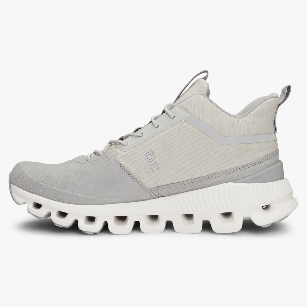 On Running Cloud Hi Sneakers Damen Grau | QEW9484UK