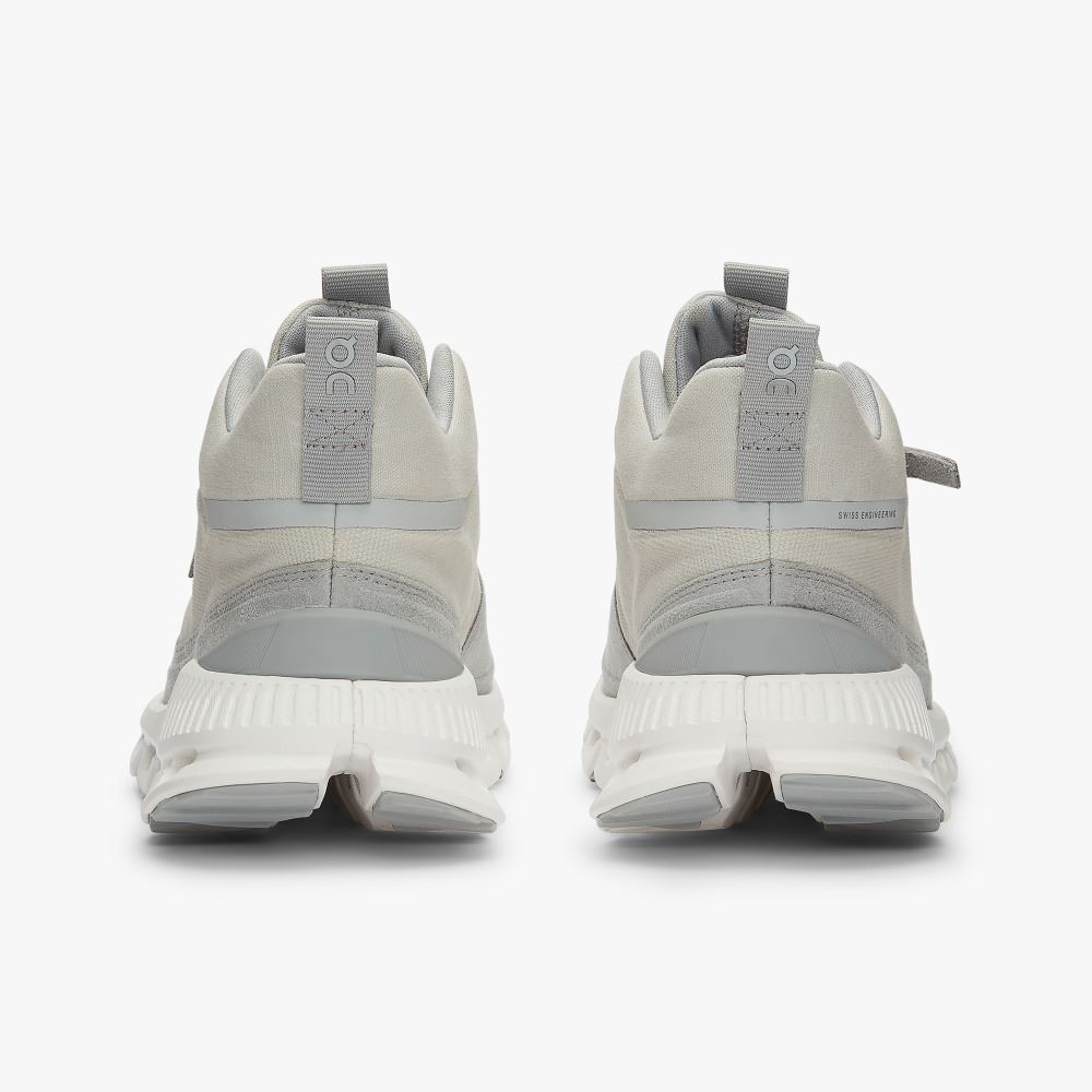 On Running Cloud Hi Sneakers Damen Grau | QEW9484UK