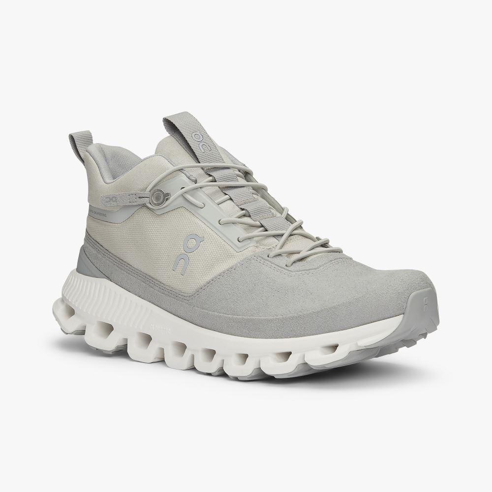 On Running Cloud Hi Sneakers Damen Grau | QEW9484UK