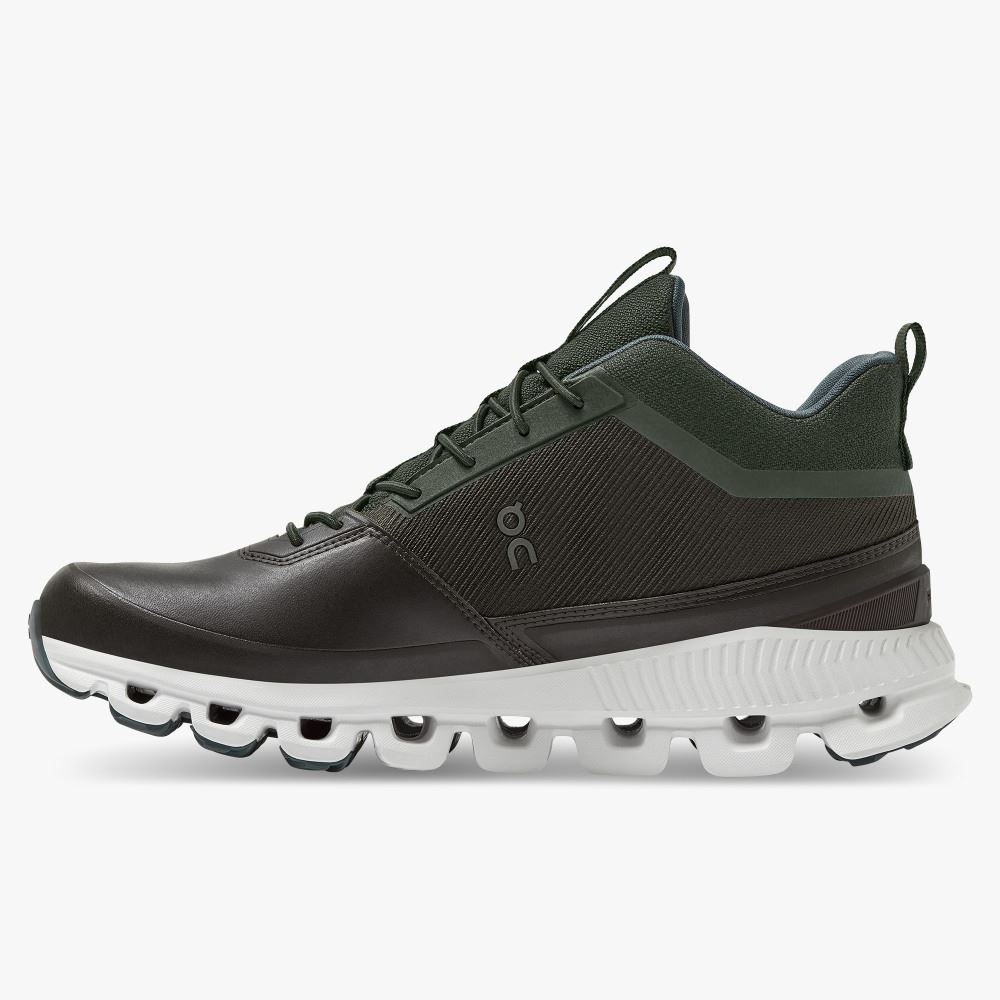 On Running Cloud Hi Sneakers Damen Schwarz | BZL5259NY