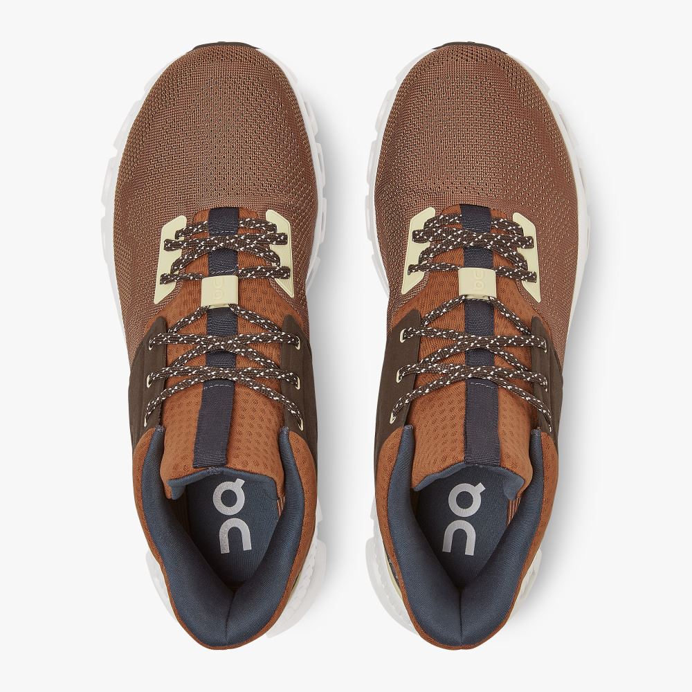 On Running Cloud Hi Sneakers Herren Braun | EQF5769ER