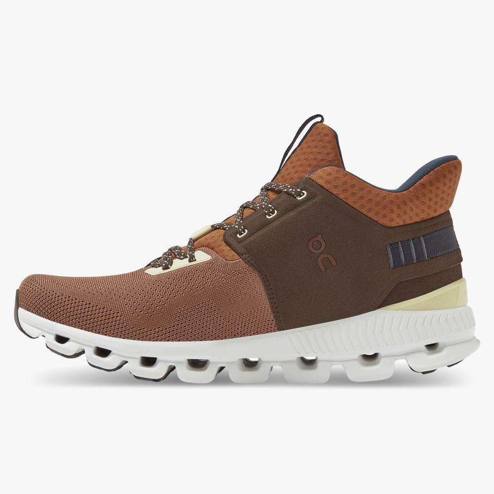 On Running Cloud Hi Sneakers Herren Braun | EQF5769ER