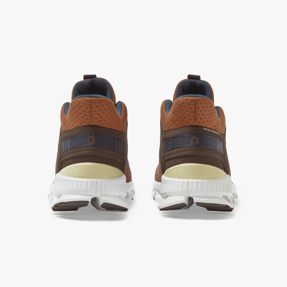 On Running Cloud Hi Sneakers Herren Braun | EQF5769ER
