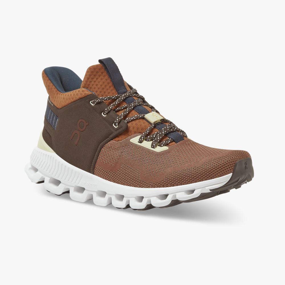 On Running Cloud Hi Sneakers Herren Braun | EQF5769ER