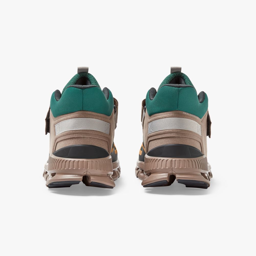 On Running Cloud Hi Sneakers Herren Khaki Grün | CES4595WC