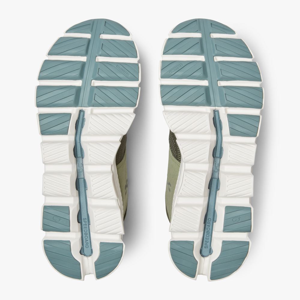 On Running Cloud Hi Sneakers Herren Olivgrün | TKK7934ZV