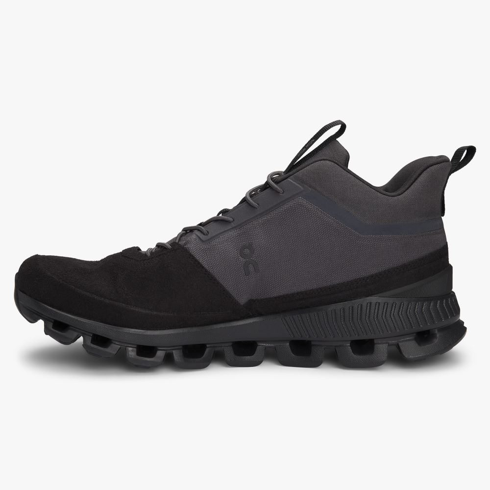 On Running Cloud Hi Sneakers Herren Schwarz Grau | MMQ8689FU