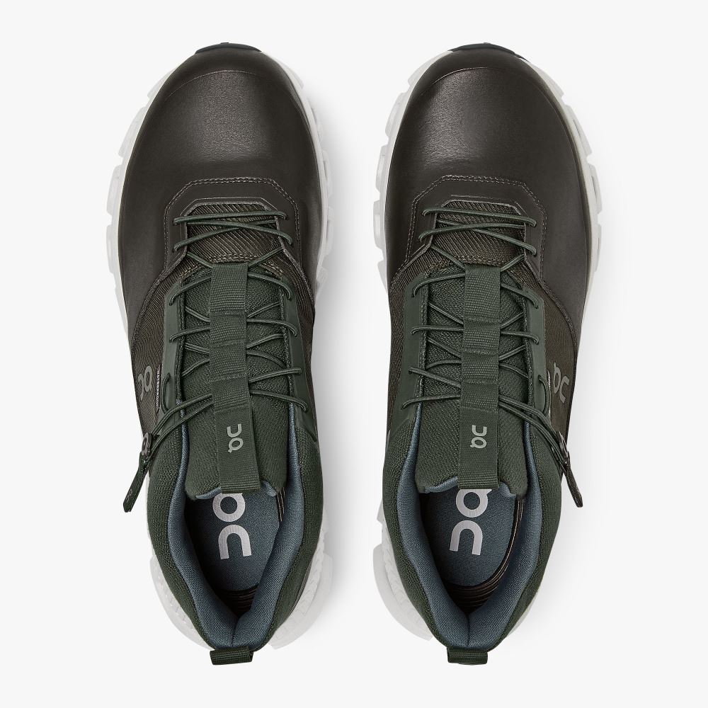 On Running Cloud Hi Sneakers Herren Schwarz Olivgrün | SZP5879EC