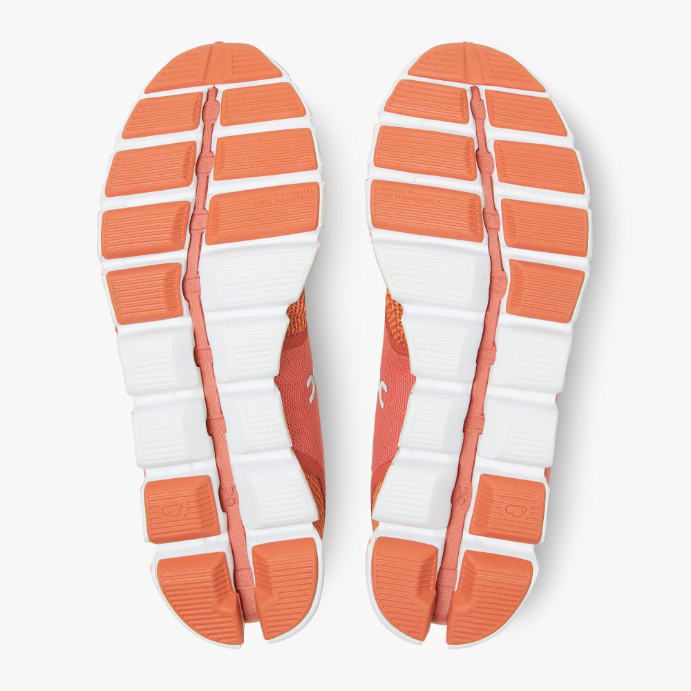 On Running Cloud Sneakers Damen Orange Rot | XFN716MU