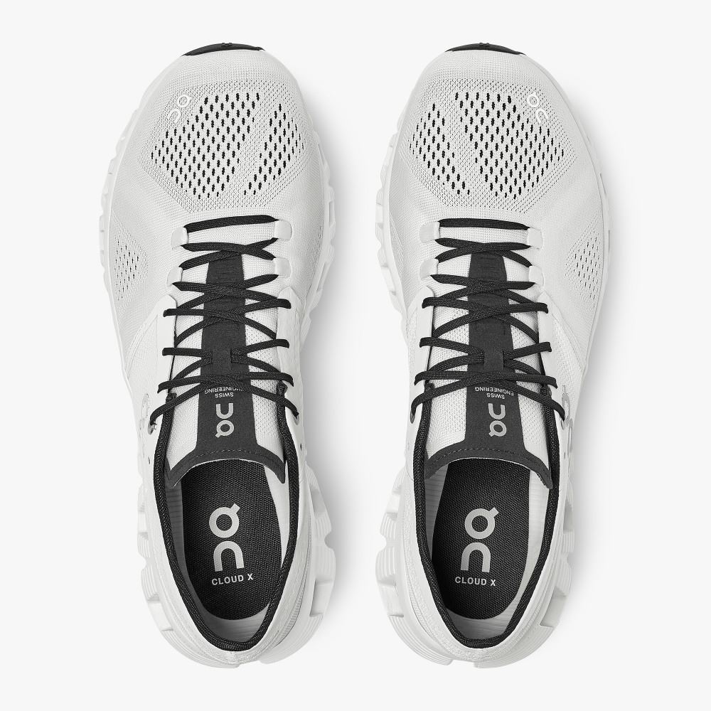 On Running Cloud X Straßenlaufschuhe Herren Weiß | HNL7159VR