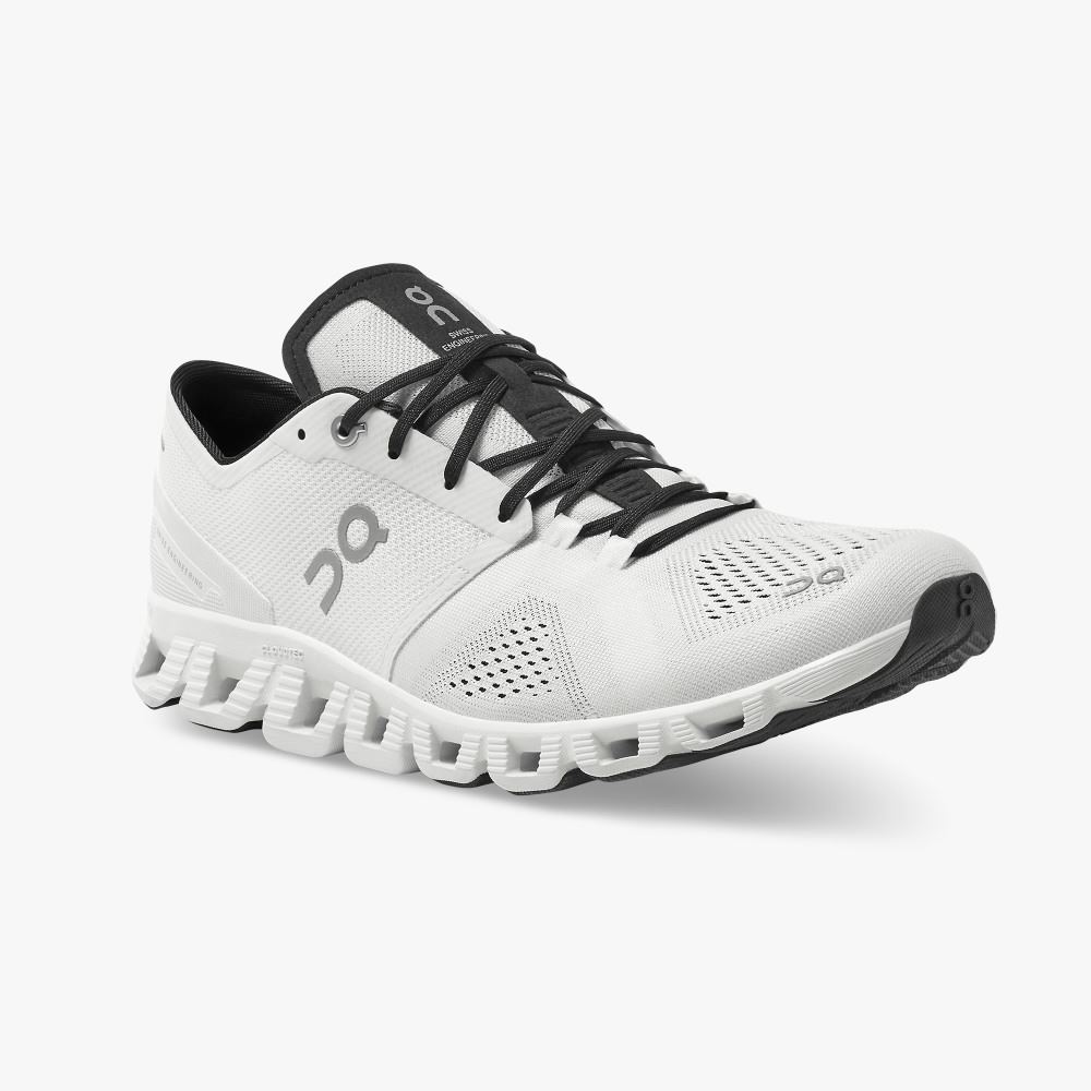 On Running Cloud X Straßenlaufschuhe Herren Weiß | HNL7159VR