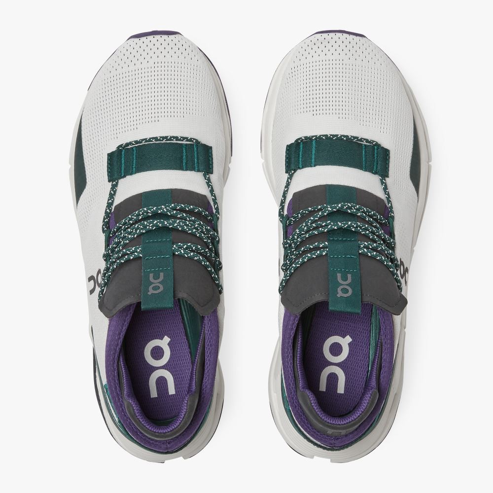 On Running Cloudnova Sneakers Damen Weiß Grün | RLS448RV