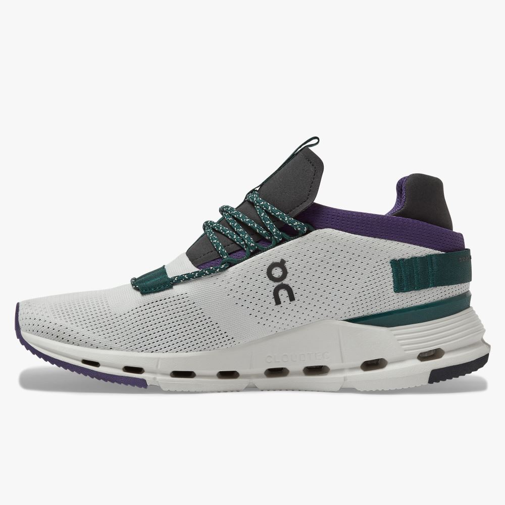 On Running Cloudnova Sneakers Damen Weiß Grün | RLS448RV
