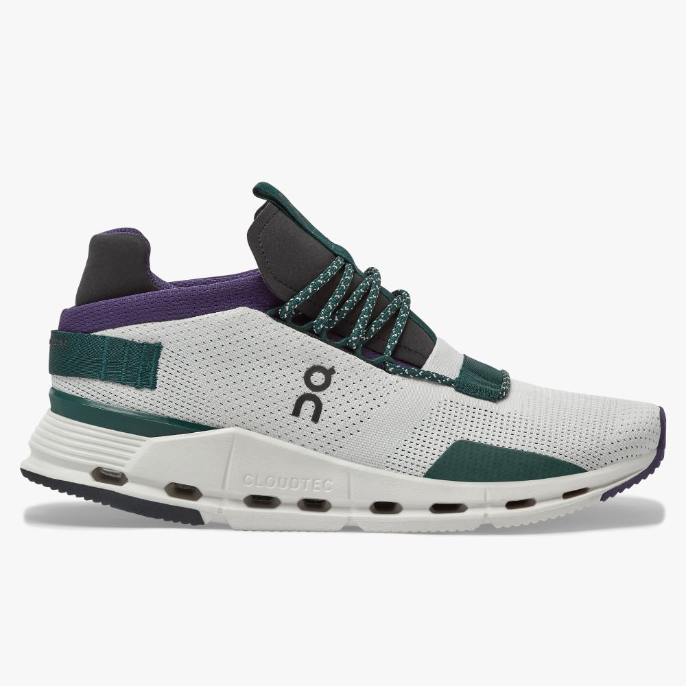 On Running Cloudnova Sneakers Damen Weiß Grün | RLS448RV