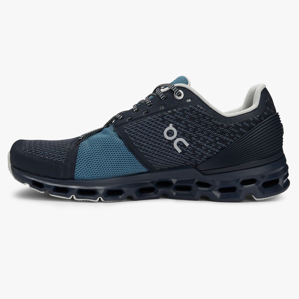 On Running Cloudstratus Straßenlaufschuhe Damen Navy | XIL723QL