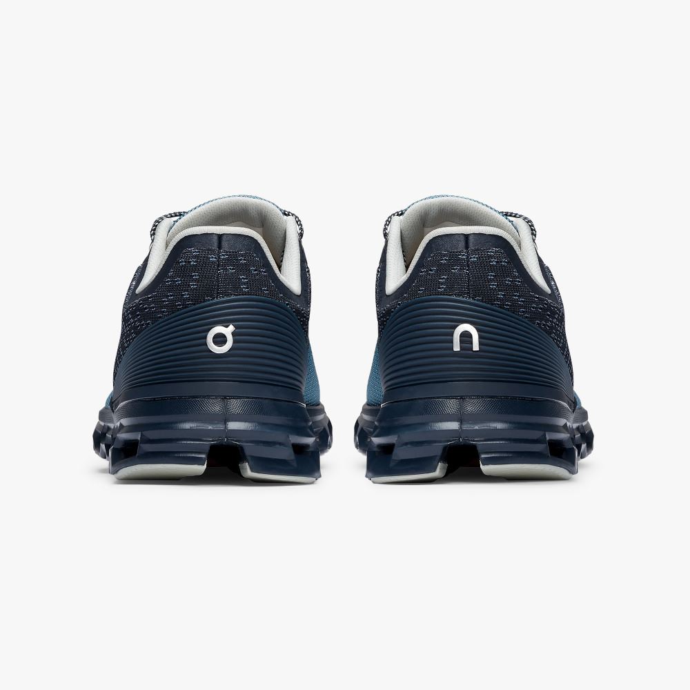 On Running Cloudstratus Straßenlaufschuhe Damen Navy | XIL723QL