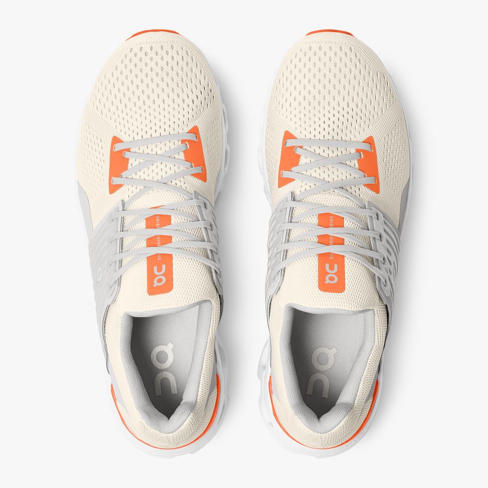 On Running Cloudswift Straßenlaufschuhe Herren Weiß | DQL164AR
