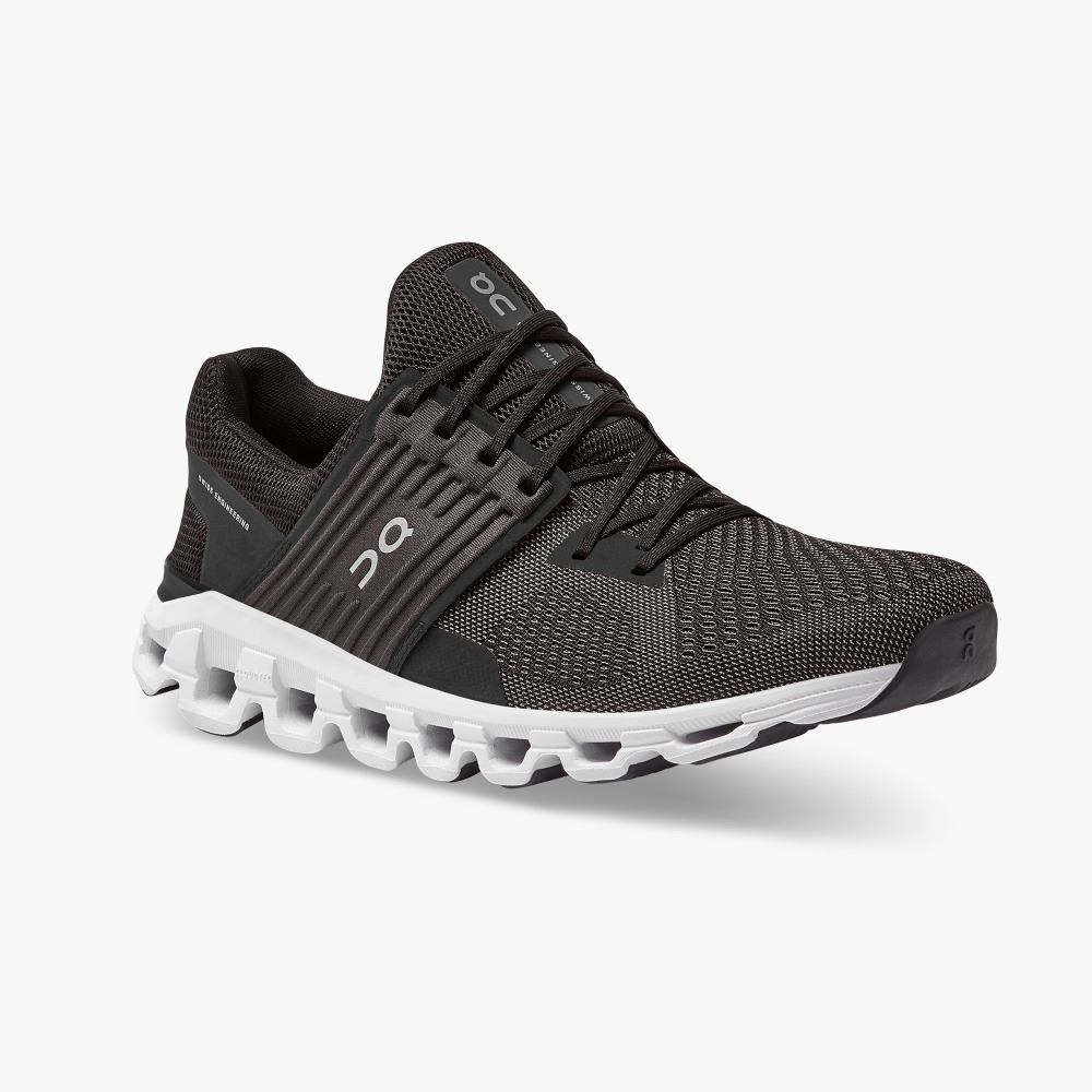 On Running Cloudswift Straßenlaufschuhe Herren Schwarz | QZF4943RH