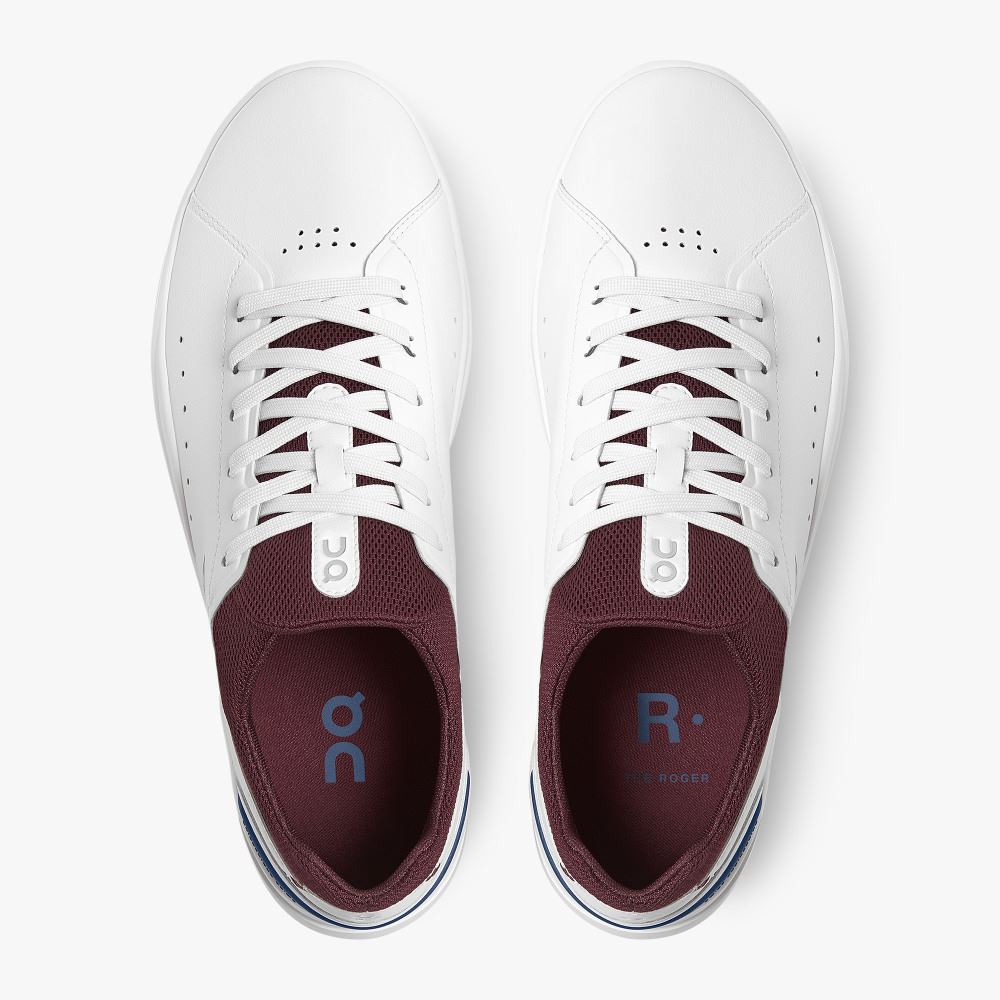 On Running Roger Advantage Sneakers Herren Weiß Bordeaux | CWO6391EF
