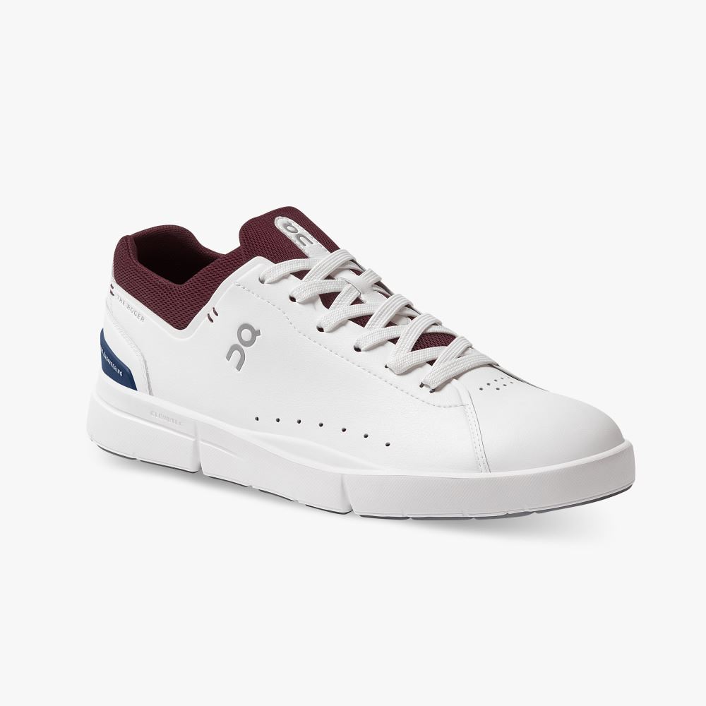 On Running Roger Advantage Sneakers Herren Weiß Bordeaux | CWO6391EF