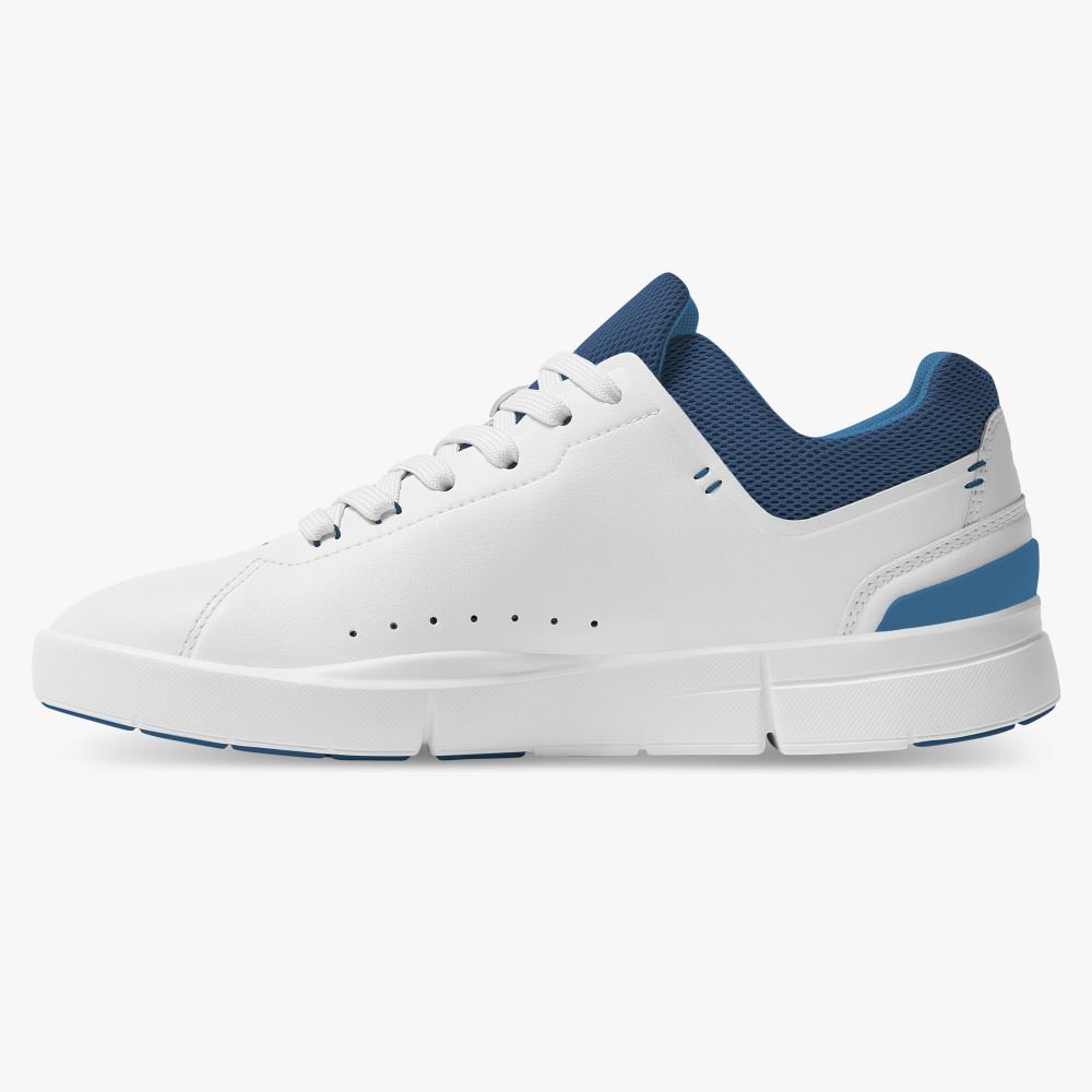 On Running Roger Advantage Sneakers Herren Weiß Blau | ENN3554HZ