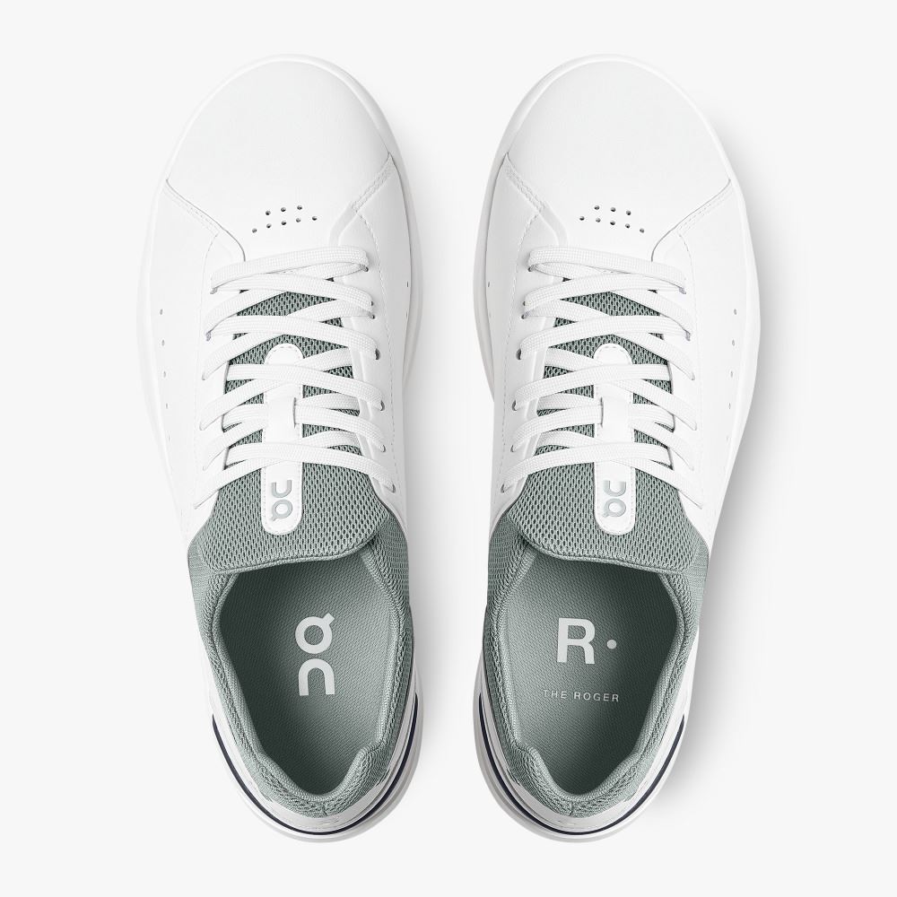 On Running Roger Advantage Sneakers Herren Weiß Grün | IWX803CK